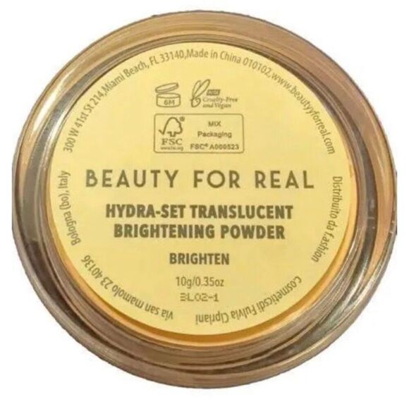BEAUTY FOR REAL - NWT - Hydra-Set Translucent Brightening Powder in “Brighten” - Picture 10 of 15